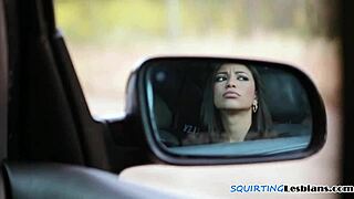 Latina teen feels intense pleasure squirting while scissoring with milf in erotic lesbian encounter