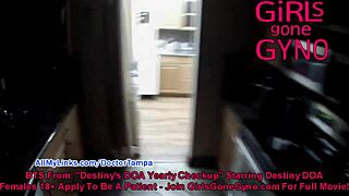 Behind-the-scenes compilation of teen gyno exams in Florida with doctors.