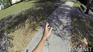 Roughly Fucking Teen Scarlett Sawyer Doggy Style Before Filling Her Mouth With Hot Cumshot