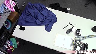 Petite Red-Haired Shoplifter Teen 18+ Spooning Fuck!