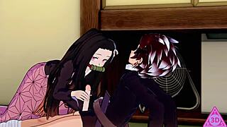 Koikatsu Tanjiro Nezuko Demon Slayer Hentai Videos Feature Blowjob Handjob and Cumshot Gameplay Uncensored