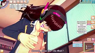 D Va, Are You Ready for This Deepthroat and Cowgirl Riding in the Room?