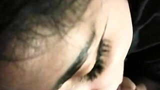 Petite teen sneaks into bed for oral sex with uncle