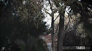 Taboo milf gets extreme tribbing with teen 18+ outdoors
