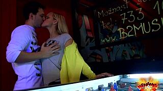 Agata's Public Anal Sex In Video Game Room