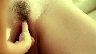 can you believe this busty milf getting fingerfucked by a young 18+ lesbian with big tits?