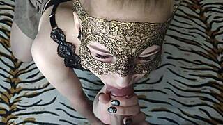 deep wet blowjob from hot blonde teen