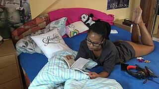 Isabella just wants to read with her t-shirt and panties visible there great legs sexy ass a beautiful babe sexy brunette just ignores you, teasing with curly feet and candid amateurs