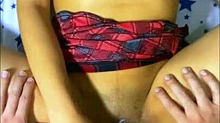 Neighborhood Friend Seduces Apartment Boy Unaware of Cameras