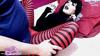 hot goth stepsister gets fucked hard 😍