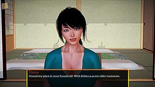 Emotional Journey With My New Family's Big Ass Brunette