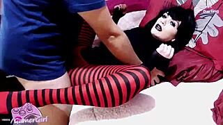 hot goth stepsister gets fucked hard 😍