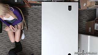 Jessica Jones caught by LP officer, gives blowjob at office. Things got wild!