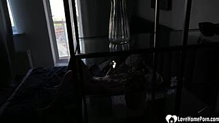 Intense doggy style sex on the bed with riding and blowjob