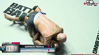 Blonde Babe with Natural Tits in a Boxing Ring