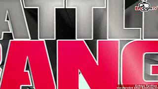 Blonde Babe with Natural Tits in a Boxing Ring