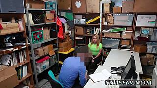 Step mother fucks cop at office.