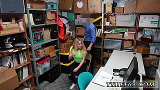 Step mother fucks cop at office.