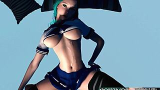 3D Uncensored Hentai with bigbreasted Japanese teen