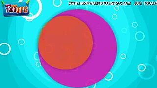 Blonde teen enjoys solo time in bedroom