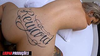 Blonde Kyra Rides Hard in Brazilian Action