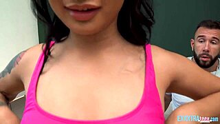 i'm a petite barbie girl getting my ass and tits pounded by avery black and will pounder in pov