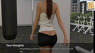 Elizabeth is not happy in this erotic cartoon scene!