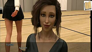 Elizabeth is not happy in this erotic cartoon scene!