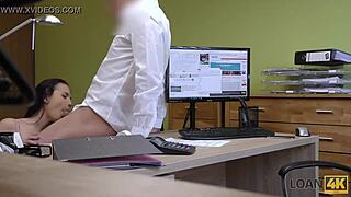 Loan4k girl nails anal casting and secures her credit.