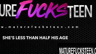 Latina Teen Bambi Wolfe Receives Facial from Mature Man