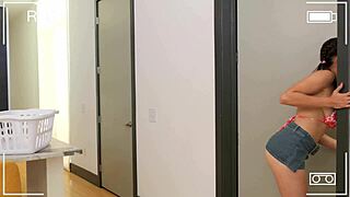 Skinny girl welcomes stepbro with blowjob and tight pussy, becoming his cum dump