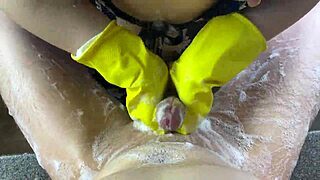 Sensual mature milf enjoys lesbian encounter with petite blonde at spa during holiday weekend