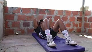 Provoking Boyfriend Outdoors After Workout - Part 1