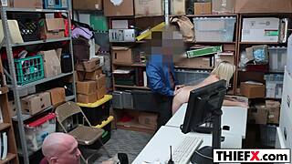 Theft doesn't pay for Madison Hart. She faces punishment at the office.