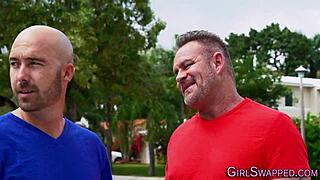 Sucking Teen 18+ Cum Dumped in Wild 4some Doggy Style Action