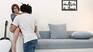 Rebecca Rainbow gets fucked by hot Brazilian teen!