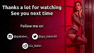 Gia Baker, are you dancing and masturbating with a dildo on webcam?