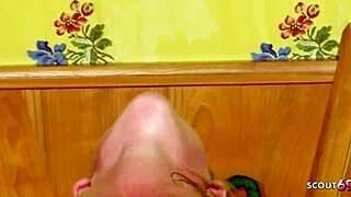 My tight teen asshole got roughly stretched by huge cock.