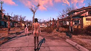 sexy brunette teen asks, 'ready for fo4 fetish bdsm fashion?' in hentai anime style