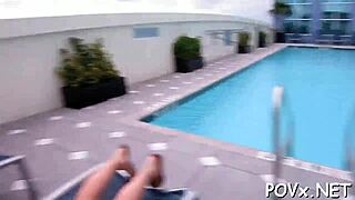 Lustful Girl Bends Down for Hard and Wild Cock Fucking