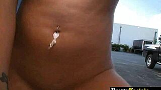 Hot Brunette Kitty Bella Takes a Messy Facial with a Smirk