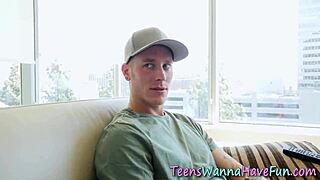 Amateur teen 18+ rides hard in POV at the party 😈