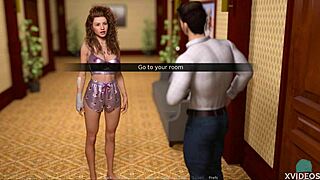 Nicole Truly nurses with her tits in POV roleplay, showing off her pussy