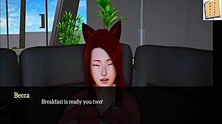 In My New Family, The REDHEAD TEEN With SMALL TITS Gets Into Hentai Adventures