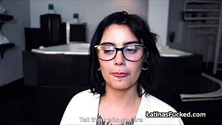 Hardcore Action with Slutty Tattooed Latina in Sexy Lingerie