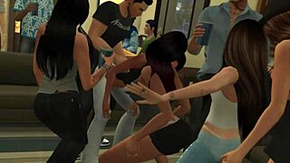 pornstars partying at college sims 4 porn video