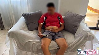 Stepmom Catches Stepson Masturbating, Offers Ass For Intense Penetration