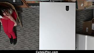 Teen gets fucked by creepy security officer in garage to pay her bail