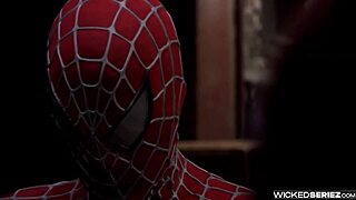 Brooklyn Lee in Intense Spider Man Parody Scene