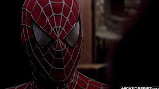 Brooklyn Lee in Intense Spider Man Parody Scene